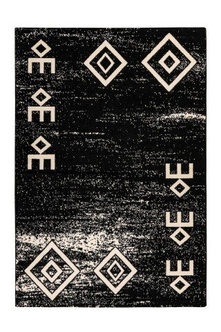 Teppich >Naila< in Schwarz, 100% Polypropylen - 290x200cm (LxB)