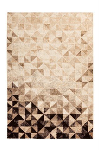 Teppich >Naila< in Creme / Braun, 100% Polypropylen - 170x120cm (LxB)