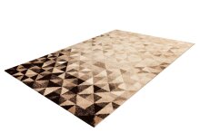 Teppich >Naila< in Creme / Braun, 100% Polypropylen - 150x80cm (LxB)