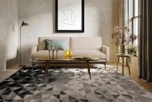 Teppich >Naila< in Grau, 100% Polypropylen - 290x200cm (LxB)