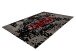 Teppich >Naila< in Schwarz / Rot, 100% Polypropylen - 170x120cm (LxB)