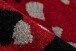 Teppich >Naila< in Schwarz / Rot, 100% Polypropylen - 290x200cm (LxB)