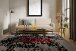 Teppich >Naila< in Schwarz / Rot, 100% Polypropylen - 150x80cm (LxB)