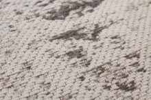 Teppich >Nostalgia< in Anthrazit, 50% Baumwolle / 50% Polyester - 170x120 (LxB)