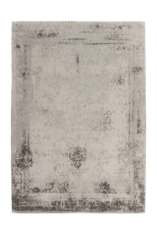 Teppich >Nostalgia< in Anthrazit, 50% Baumwolle / 50% Polyester - 290x200 (LxB)