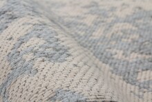 Teppich >Nostalgia< in Grau, 50% Baumwolle / 50% Polyester - 170x120cm (LxB)