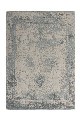 Teppich >Nostalgia< in Grau, 50% Baumwolle / 50% Polyester - 290x200cm (LxB)