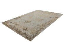 Teppich >Nostalgia< in Sand, 50% Baumwolle / 50% Polyester - 170x120cm (LxB)