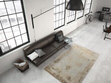 Teppich >Nostalgia< in Sand, 50% Baumwolle / 50% Polyester - 150x80cm (LxB)