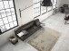 Teppich >Nostalgia< in Sand, 50% Baumwolle / 50% Polyester - 150x80cm (LxB)