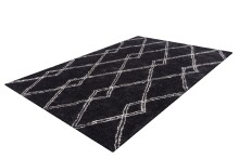 Teppich >Orlando< in Anthrazit, 100% Polyester - 290x200cm (LxB)
