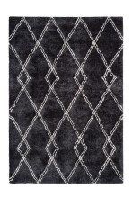Teppich >Orlando< in Anthrazit, 100% Polyester -...