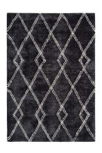 Teppich >Orlando< in Anthrazit, 100% Polyester -...