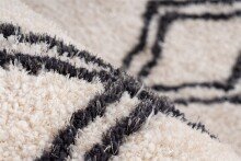 Teppich >Orlando< in Elfenbein, 100% Polyester - 170x120cm (LxB)