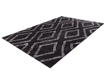 Teppich >Orlando< in Anthrazit, 100% Polyester - 170x120cm (LxB)