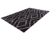 Teppich >Orlando< in Anthrazit, 100% Polyester - 150x80cm (LxB)