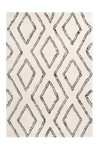 Teppich >Orlando< in Elfenbein, 100% Polyester - 170x120cm (LxB)