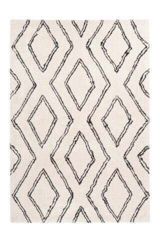 Teppich >Orlando< in Elfenbein, 100% Polyester - 170x120cm (LxB)