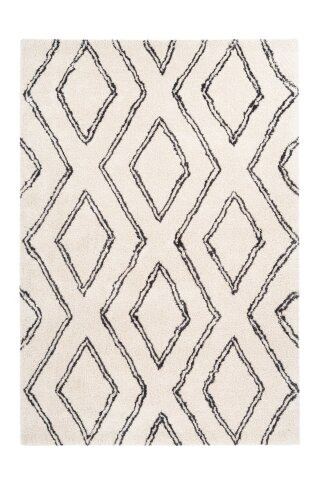 Teppich >Orlando< in Elfenbein, 100% Polyester - 290x200cm (LxB)