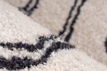 Teppich >Orlando< in Elfenbein, 100% Polyester - 150x80cm (LxB)