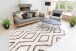 Teppich >Orlando< in Elfenbein, 100% Polyester - 150x80cm (LxB)
