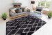 Teppich >Orlando< in Anthrazit, 100% Polyester - 150x80cm (LxB)
