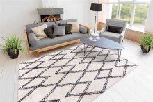 Teppich >Orlando< in Elfenbein, 100% Polyester - 170x120cm (LxB)