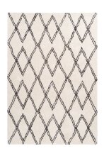 Teppich >Orlando< in Elfenbein, 100% Polyester -...