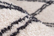 Teppich >Orlando< in Elfenbein, 100% Polyester - 150x80cm (LxB)