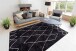 Teppich >Orlando< in Anthrazit, 100% Polyester - 170x120cm (LxB)