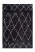 Teppich >Orlando< in Anthrazit, 100% Polyester - 170x120cm (LxB)