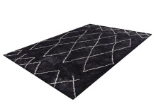 Teppich >Orlando< in Anthrazit, 100% Polyester - 290x200cm (LxB)