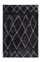 Teppich >Orlando< in Anthrazit, 100% Polyester - 290x200cm (LxB)