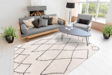 Teppich >Orlando< in Elfenbein, 100% Polyester - 170x120cm (LxB)