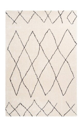 Teppich >Orlando< in Elfenbein, 100% Polyester - 290x200cm (LxB)