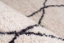 Teppich >Orlando< in Elfenbein, 100% Polyester - 150x80cm (LxB)