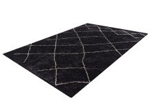 Teppich >Orlando< in Anthrazit, 100% Polyester - 230x160cm (LxB)