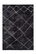 Teppich >Orlando< in Anthrazit, 100% Polyester -...