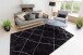 Teppich >Orlando< in Anthrazit, 100% Polyester - 230x160cm (LxB)