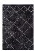 Teppich >Orlando< in Anthrazit, 100% Polyester - 230x160cm (LxB)
