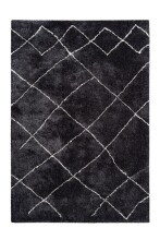 Teppich >Orlando< in Anthrazit, 100% Polyester -...