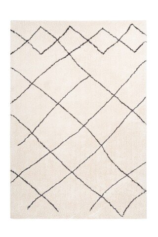 Teppich >Orlando< in Elfenbein, 100% Polyester - 290x200cm (LxB)