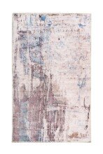 Teppich >Peron< in Grau / Taupe, 100% Polyester -...