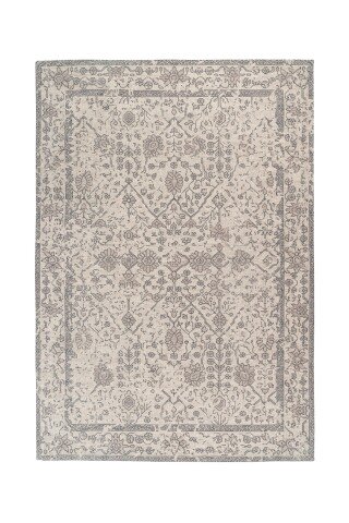 Teppich >Perry< in Creme, 75% Baumwolle / 25% Polyester - 150x80cm (LxB)