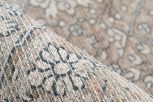 Teppich >Perry< in Khaki / Beige, 75% Baumwolle / 25% Polyester - 230x160 (LxB)