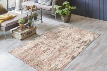 Teppich >Perry< in Rost, 75% Baumwolle / 25% Polyester - 150x80cm (LxB)