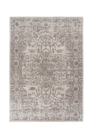 Teppich >Perry< in Beige, 75% Baumwolle / 25% Polyester - 150x80cm (LxB)