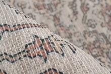Teppich >Perry< in Beige, 75% Baumwolle / 25% Polyester - 150x80cm (LxB)
