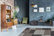 Teppich >Phoenix< in Natur / Creme, 95% Wolle / 5% Polyester - 290x200cm (LxB)