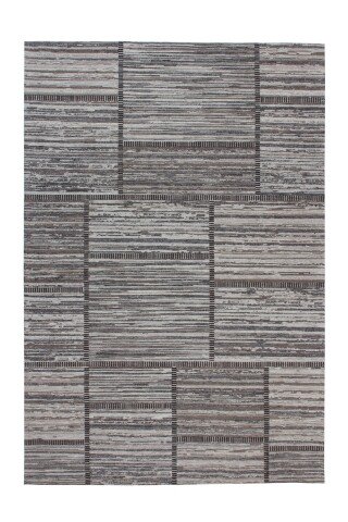 Teppich >Phoenix< in Natur / Grau, 95% Wolle / 5% Polyester - 230x160cm (LxB)